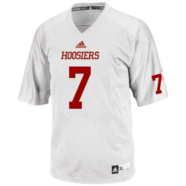 Men #7 Christopher Keys Indiana Hoosiers College Football Jerseys Sale-White